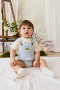 Barboteuse rayée en coton ludique avec boutons-pression pour bébés et tout-petits garçons et filles de 0 à 2 ans