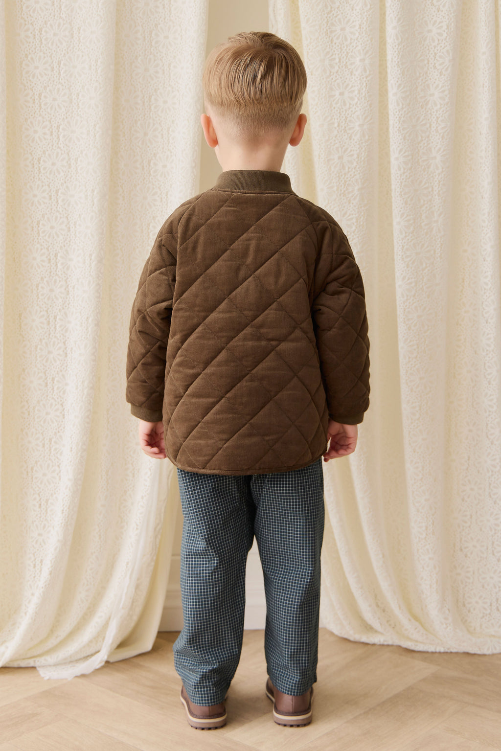 Veste en coton à appliqué ludique avec fermeture éclair pour bébés et petits garçons de 6 mois à 7 ans