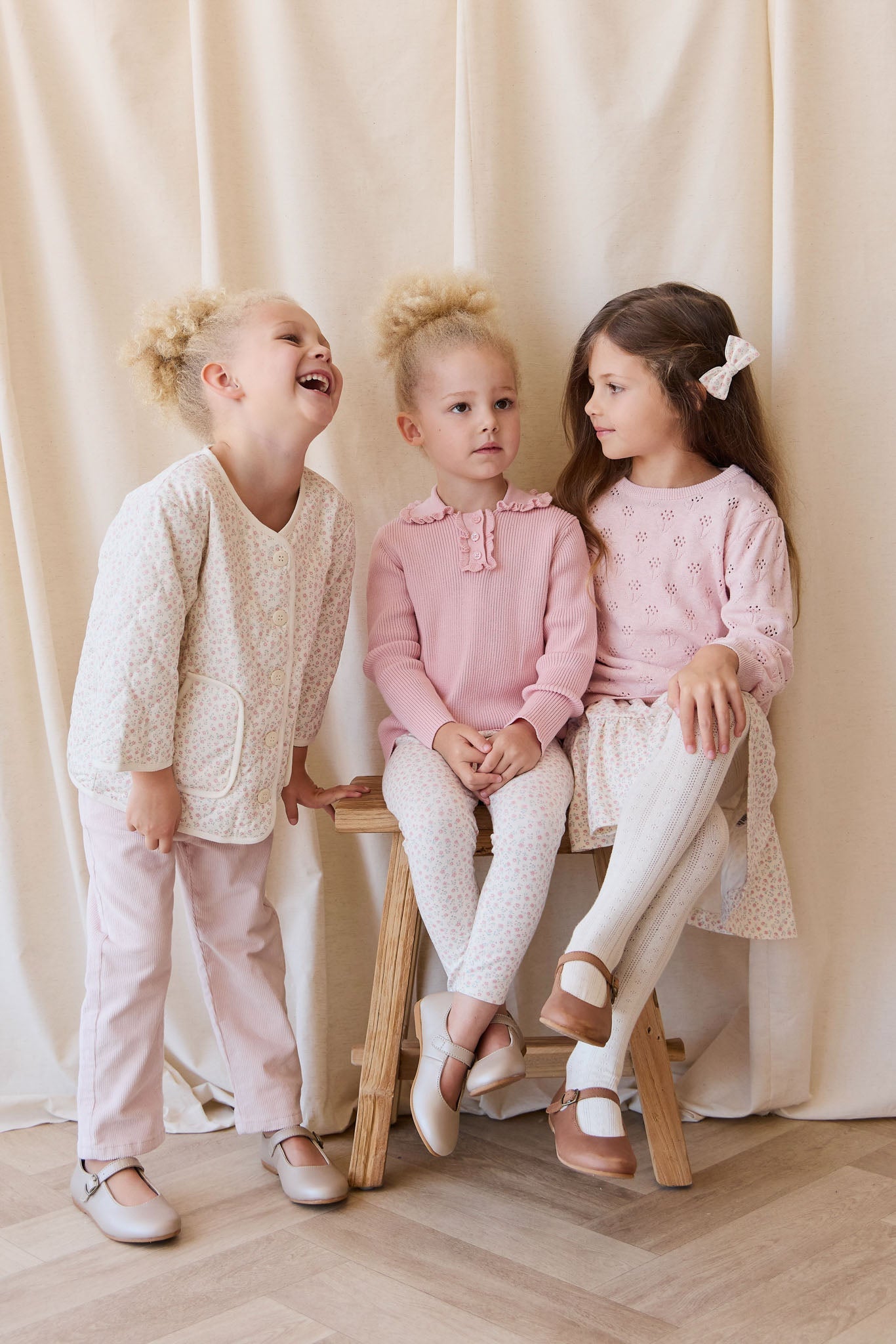 Veste matelassée en coton à imprimé floral fleuri d'antan avec fermeture boutonnée pour bébés et petites filles de 6 mois à 10 ans