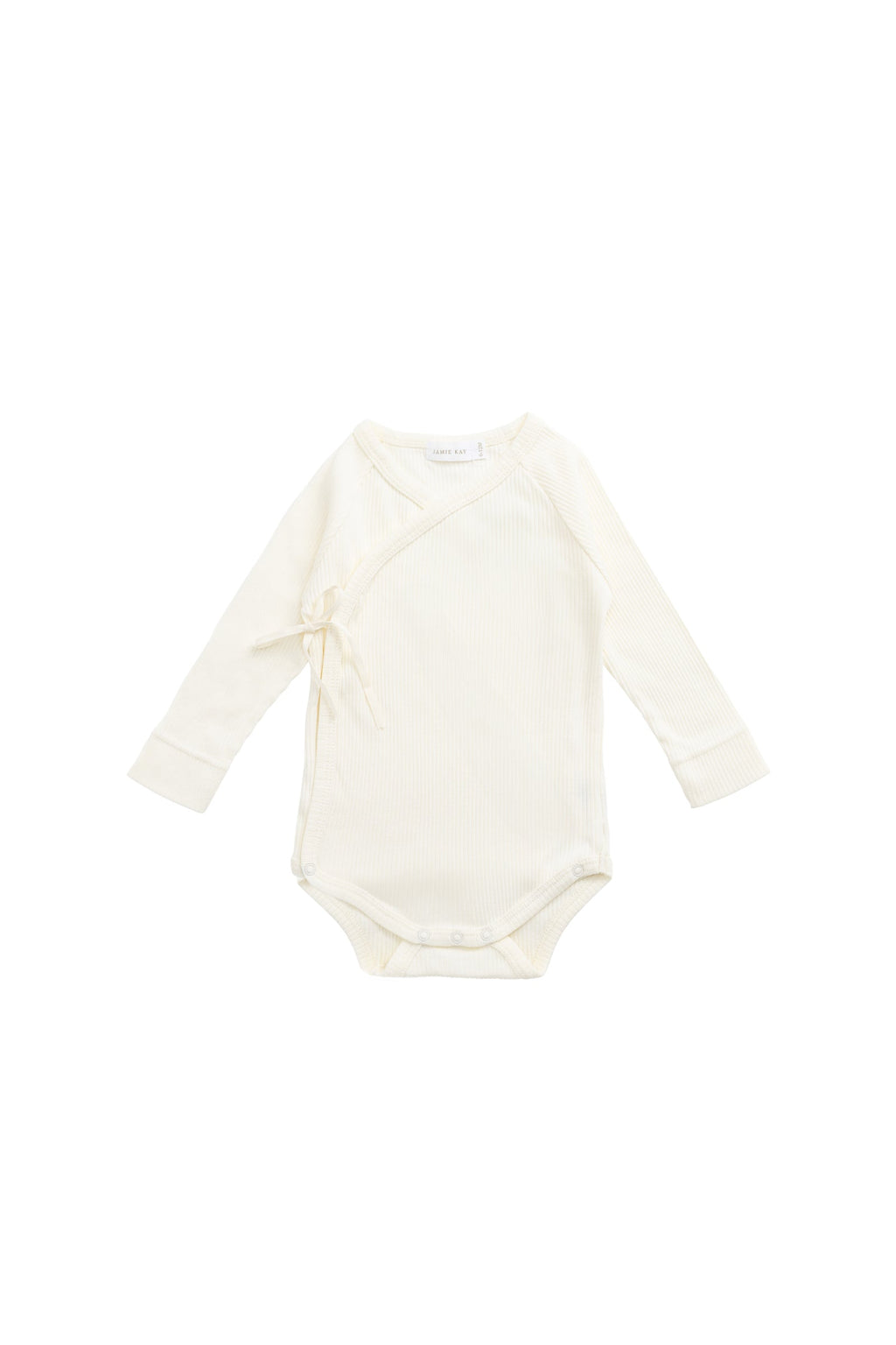 Cache-cœur à manches longues en coton biologique et modal délicat pour bébés filles