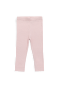 Legging en Coton Bio et Modal Uni avec Ceinture Élastique pour Bébés et Tout-Petites Filles