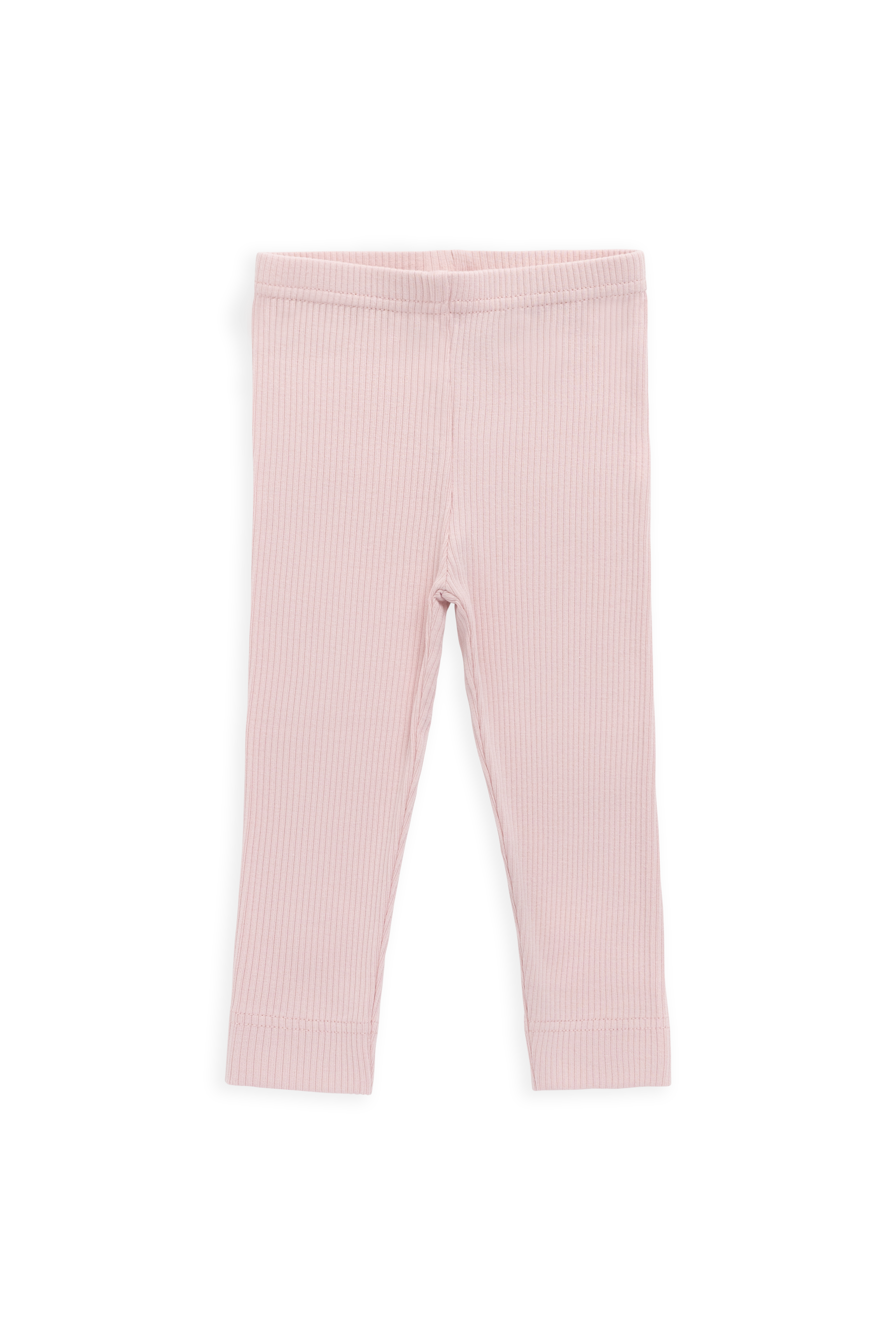 Legging en Coton Bio et Modal Uni avec Ceinture Élastique pour Bébés et Tout-Petites Filles