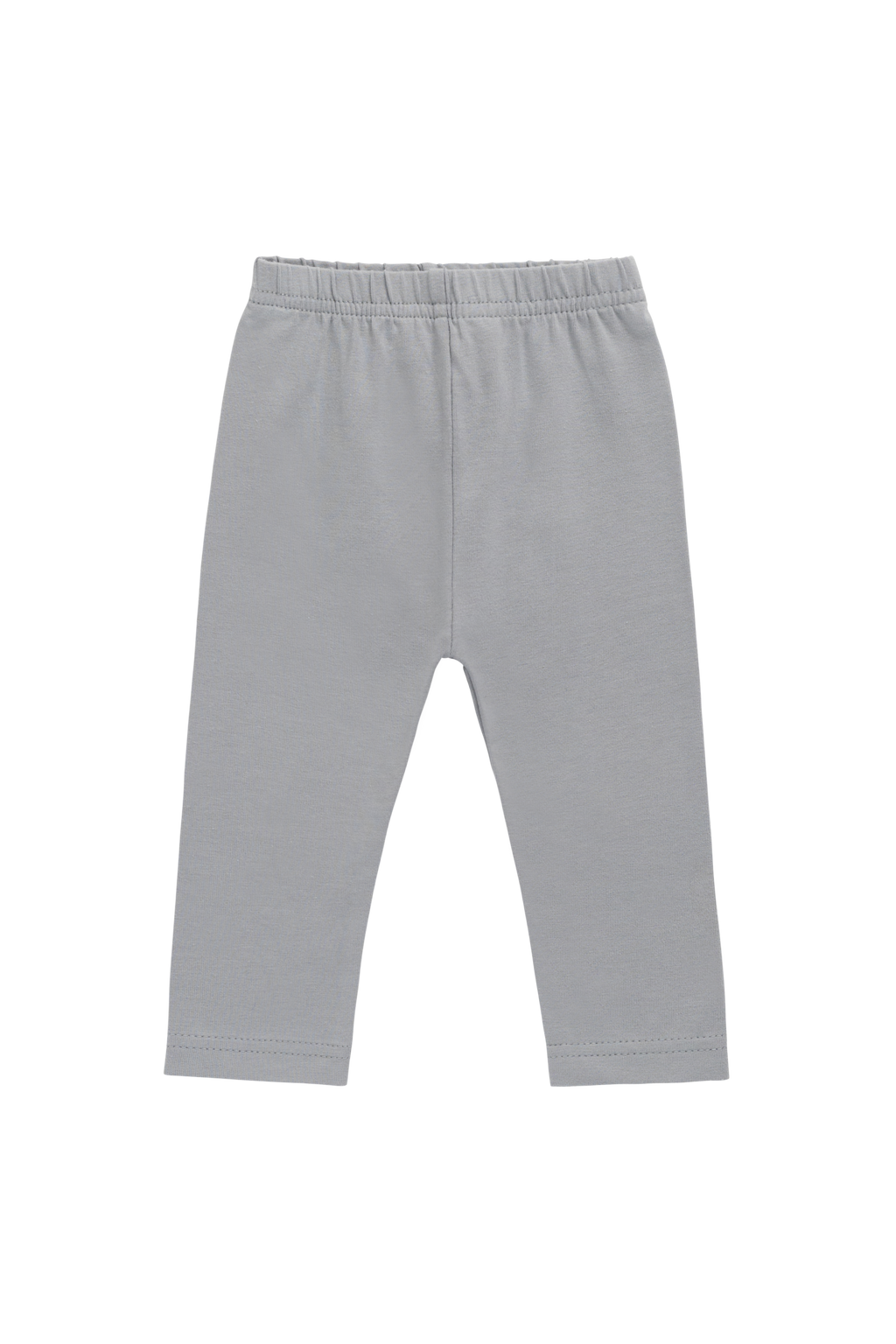 Legging uni en coton biologique avec ceinture élastique pour bébés et enfants (garçons et filles) de 0 à 6 ans