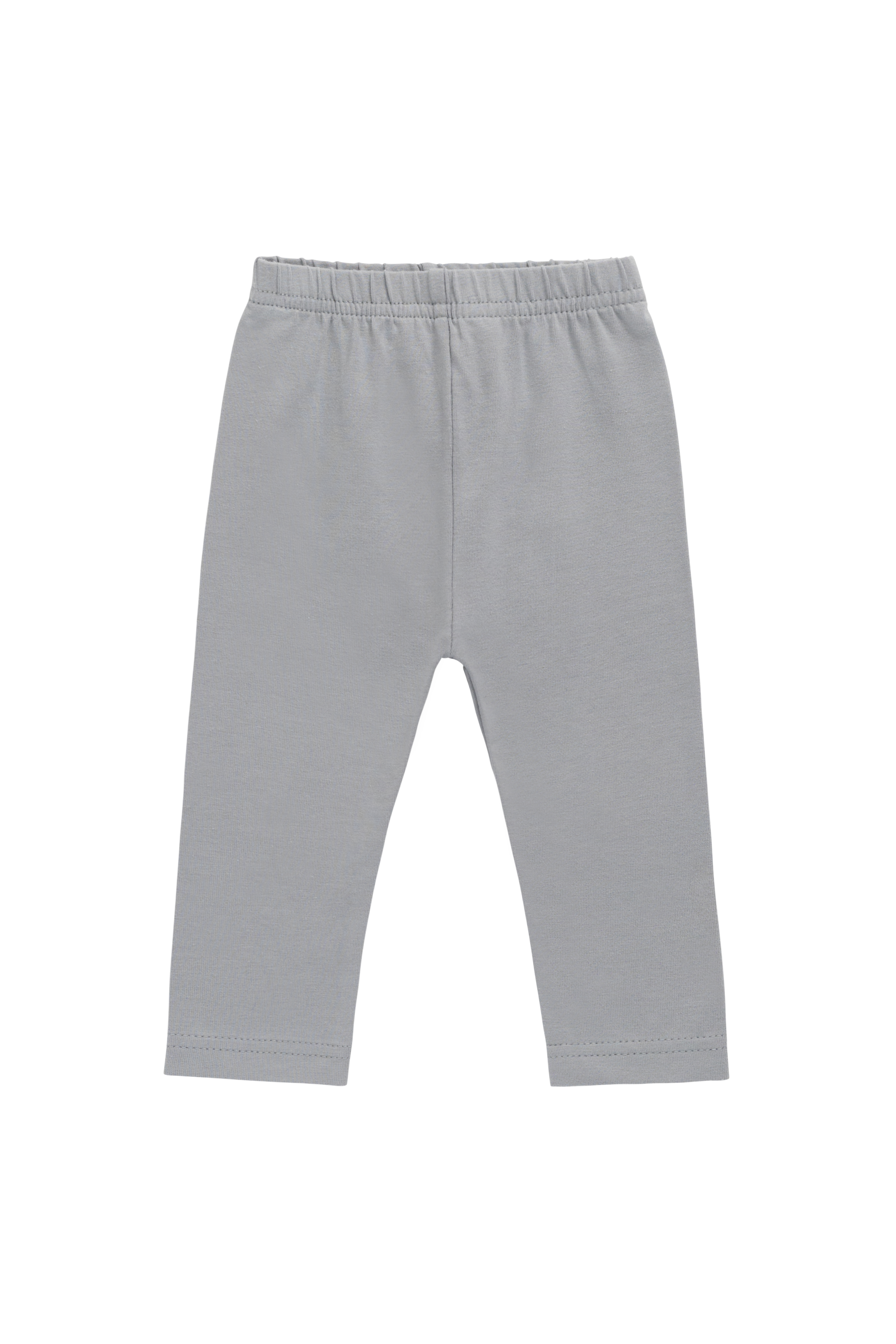 Legging uni en coton biologique avec ceinture élastique pour bébés et enfants (garçons et filles) de 0 à 6 ans