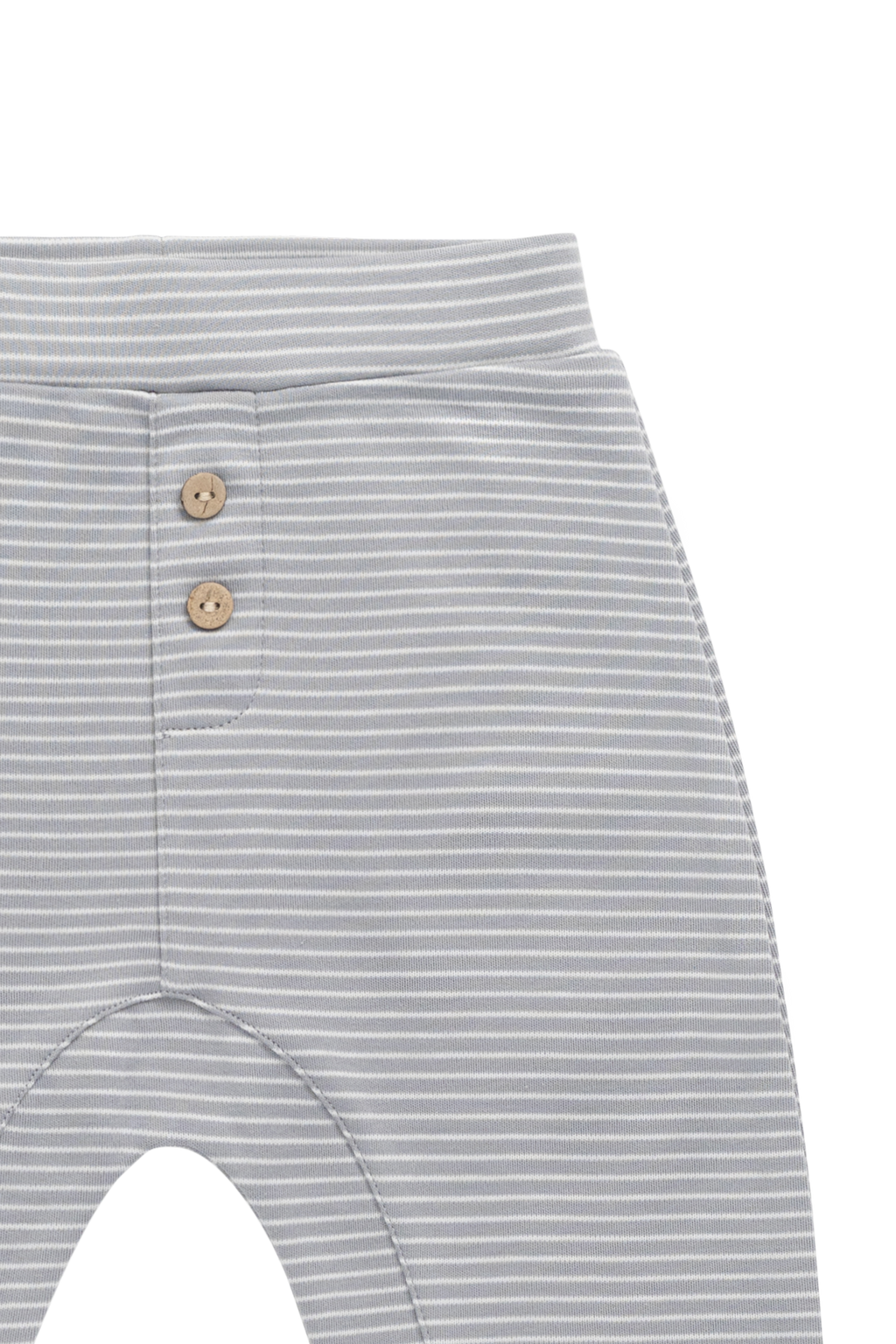 Pantalon en coton Pima fin à rayures Missouri classique avec taille élastique pour bébés et petits garçons de 0 à 4 ans