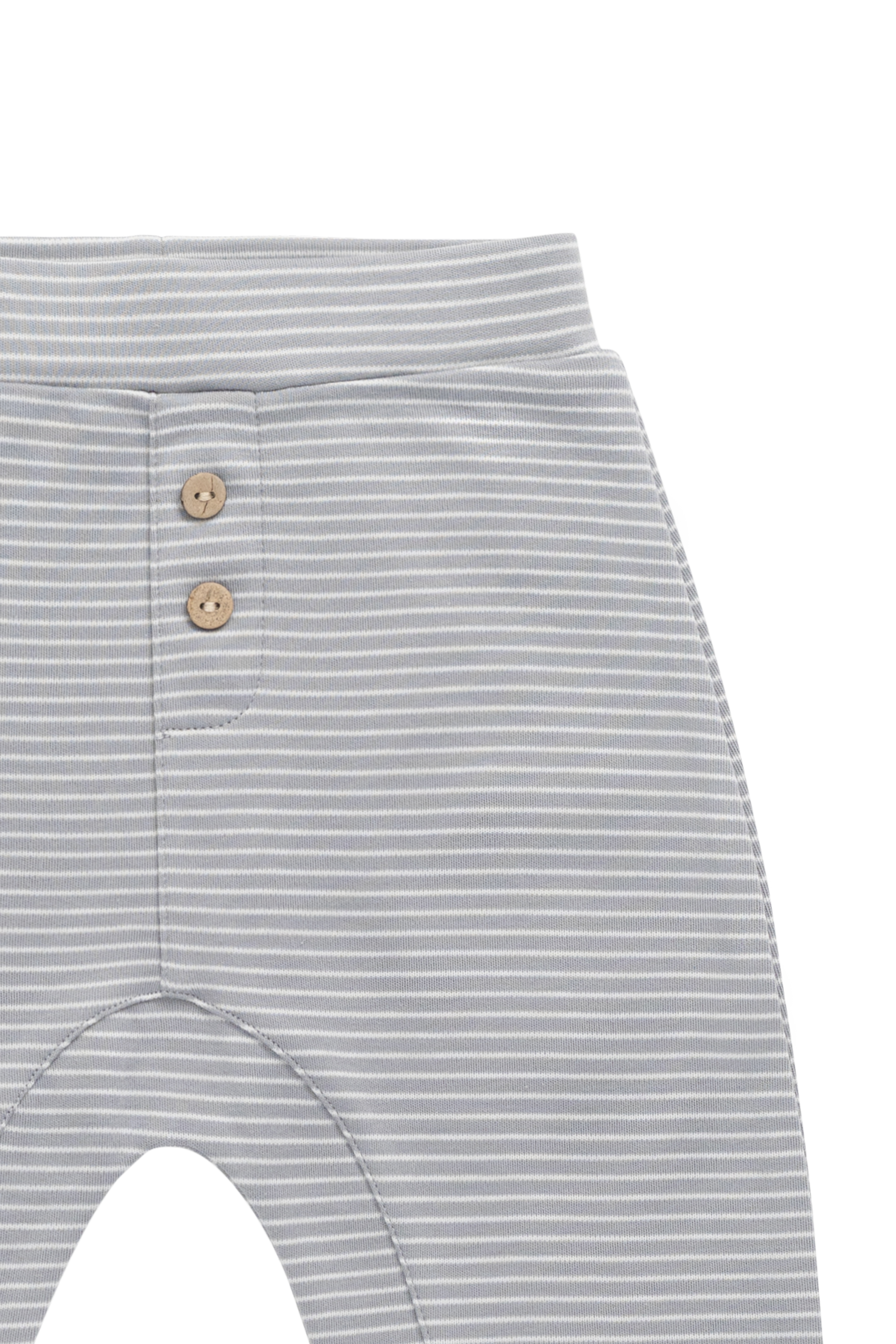 Pantalon en coton Pima fin à rayures Missouri classique avec taille élastique pour bébés et petits garçons de 0 à 4 ans