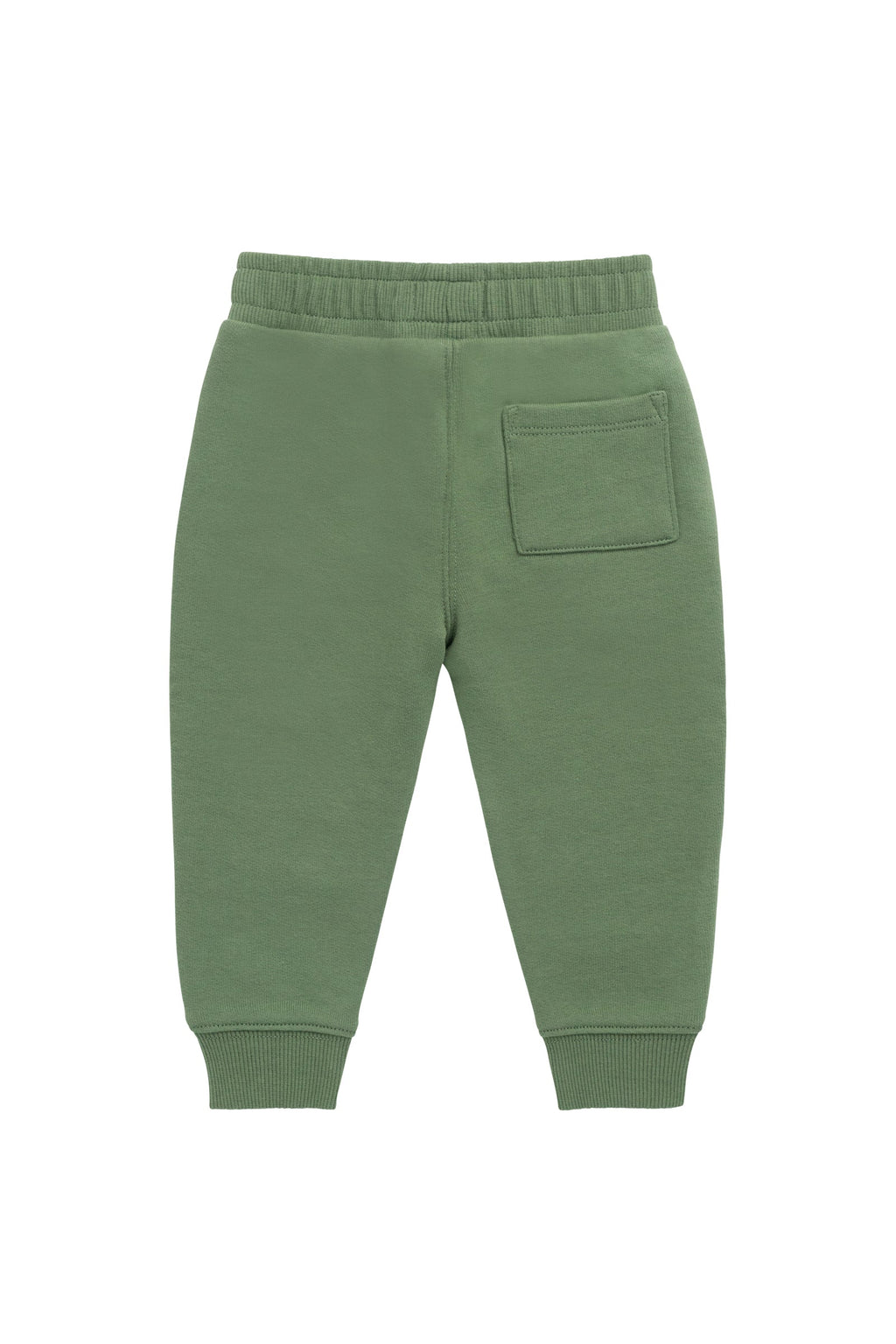 Pantalon de survêtement sportif Pois Neige en coton biologique uni avec taille élastique pour bébés garçons 6M