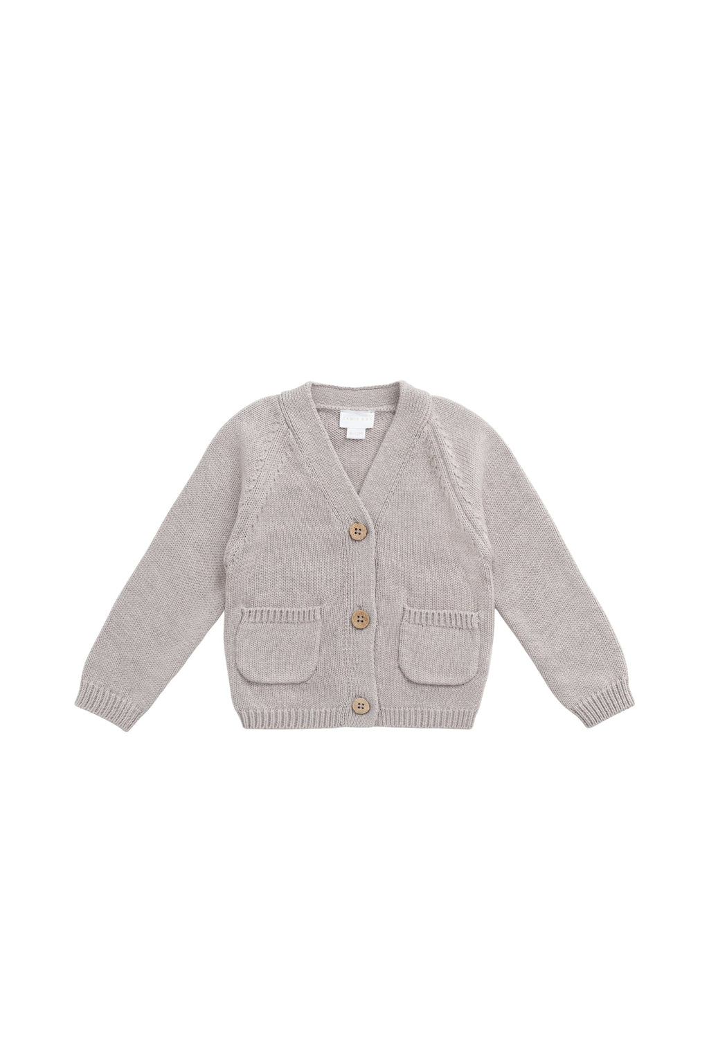 Cardigan en maille de coton chiné douillet avec boutonnage sur le devant pour bébés et enfants garçons et filles de 6 mois à 5 ans