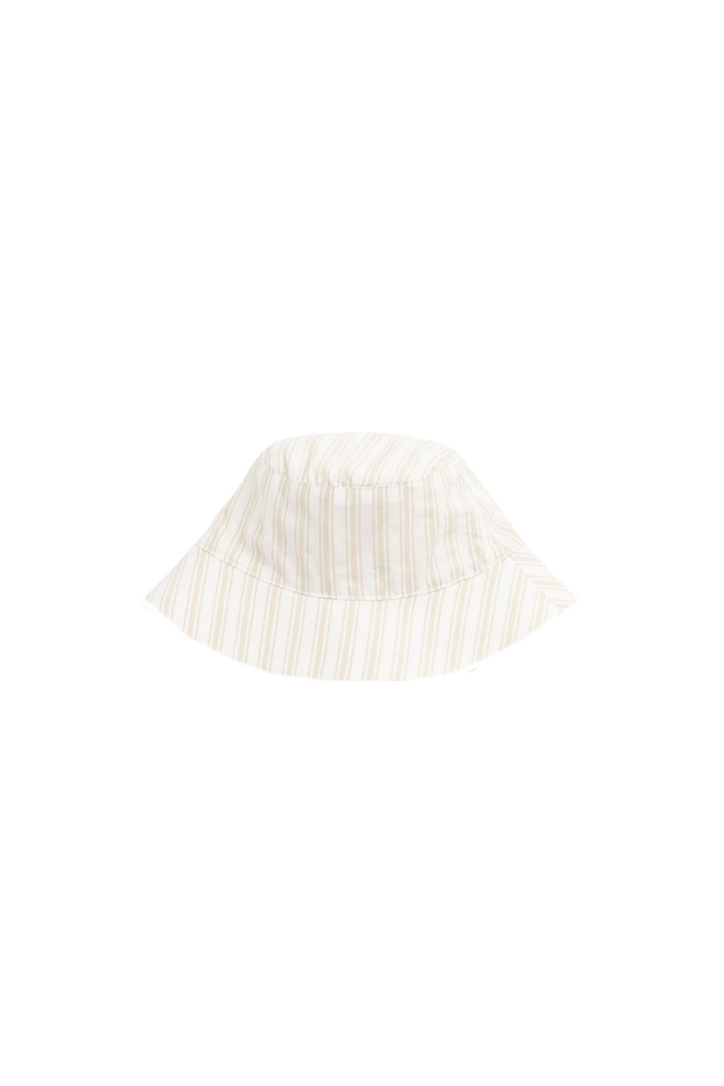 Bob en coton biologique à rayures multicolores en mousse souple avec large bord pour bébé et enfant TP-G