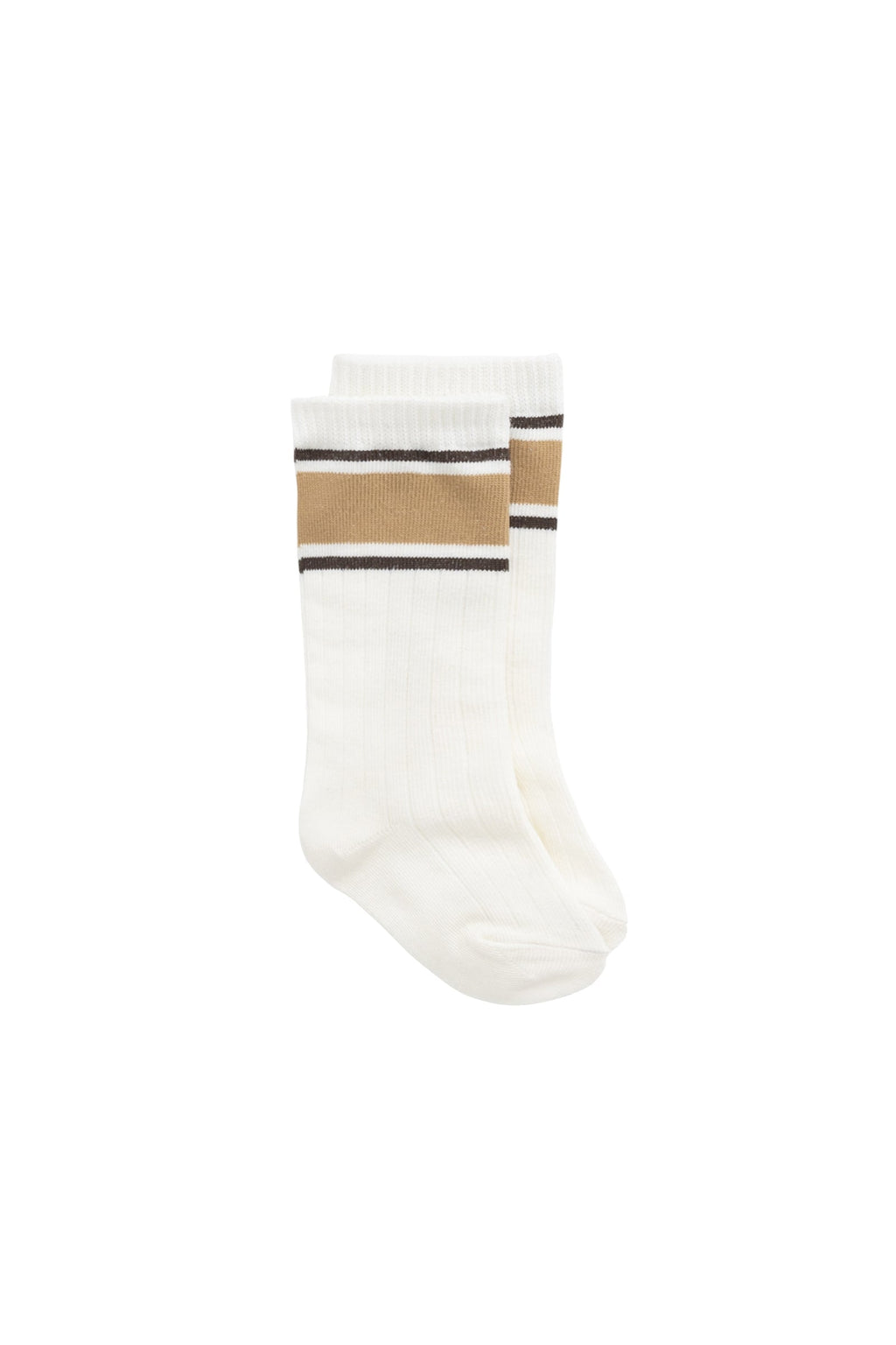 Chaussettes de sport bicolores en coton à semelle rembourrée pour bébés et tout-petits garçons de 0 à 12 mois