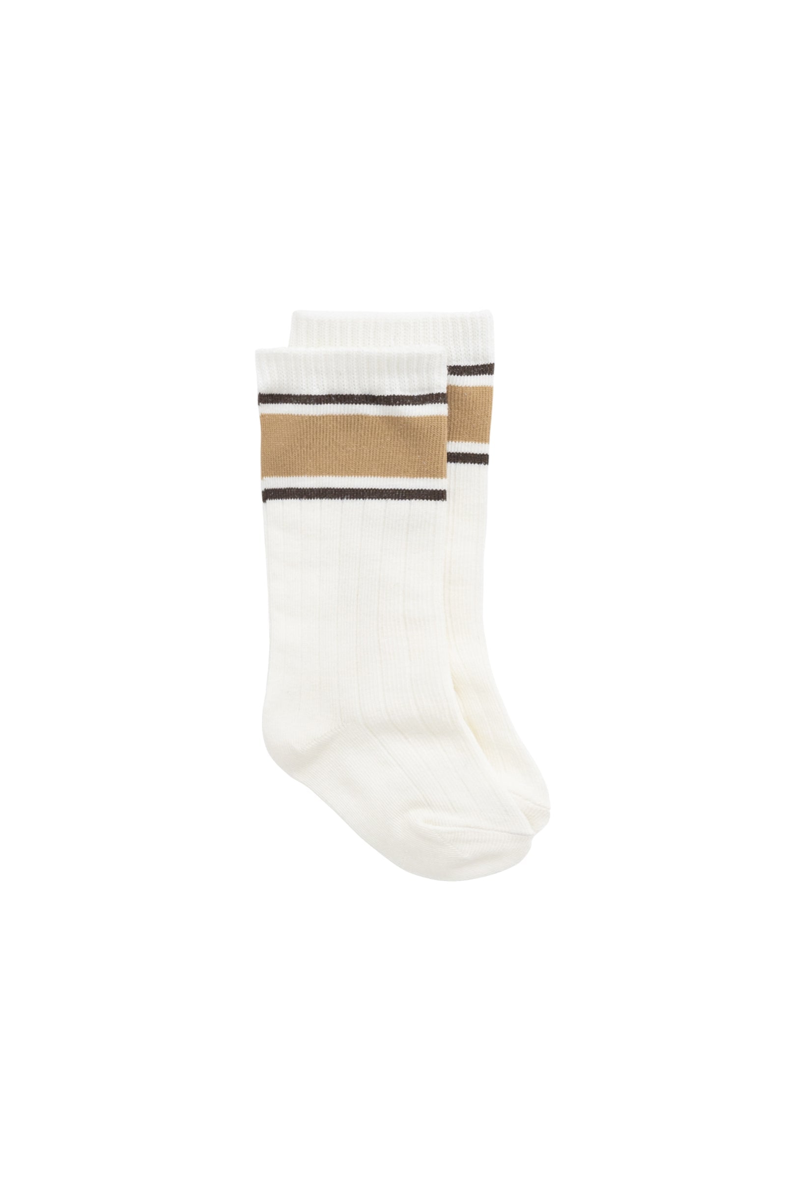 Chaussettes de sport bicolores en coton à semelle rembourrée pour bébés et tout-petits garçons de 0 à 12 mois