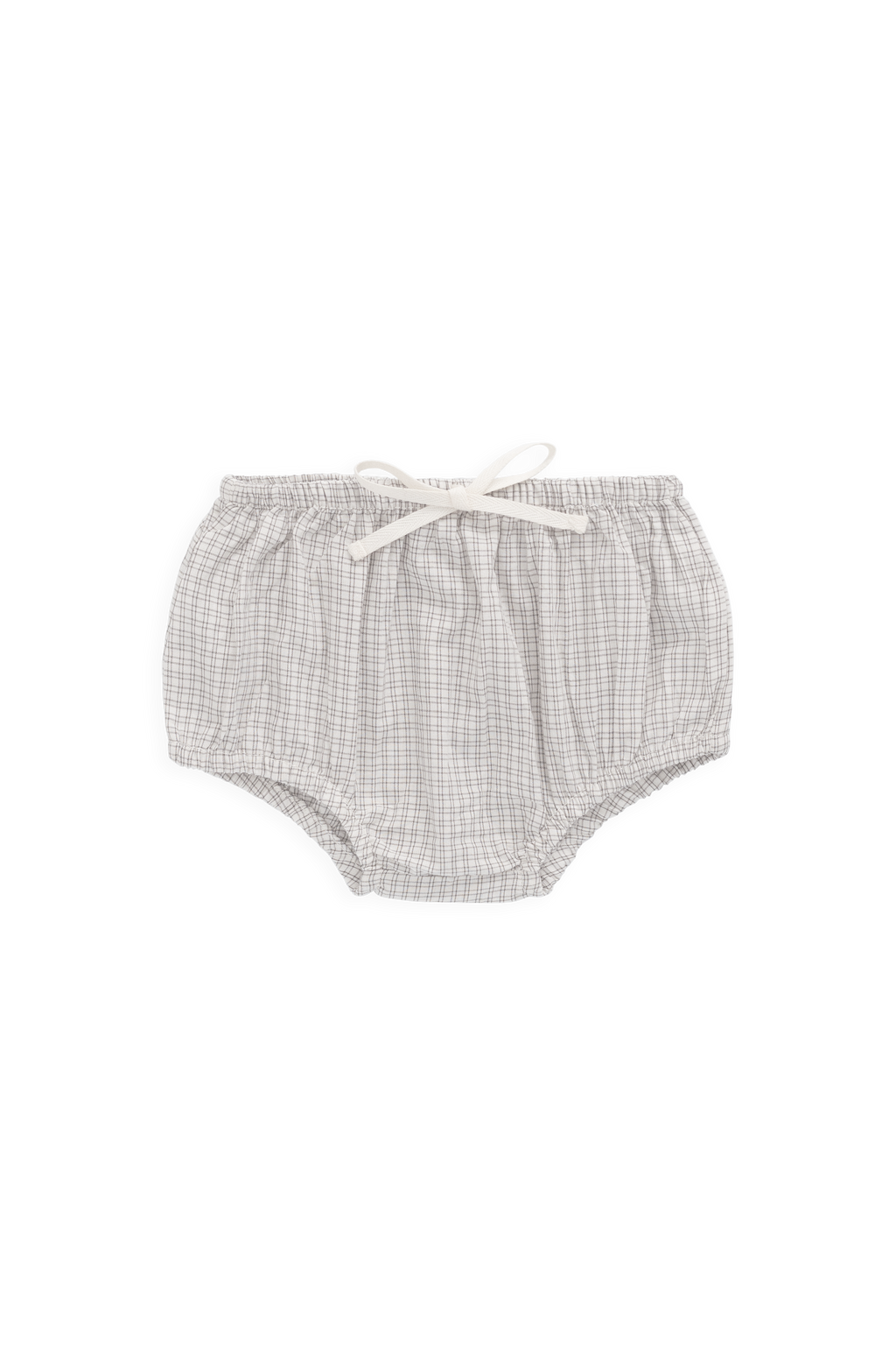 Bloomer en coton biologique à carreaux Nuage ludique, avec fermeture à bouton-pression, pour bébés garçons de 0 à 3 ans