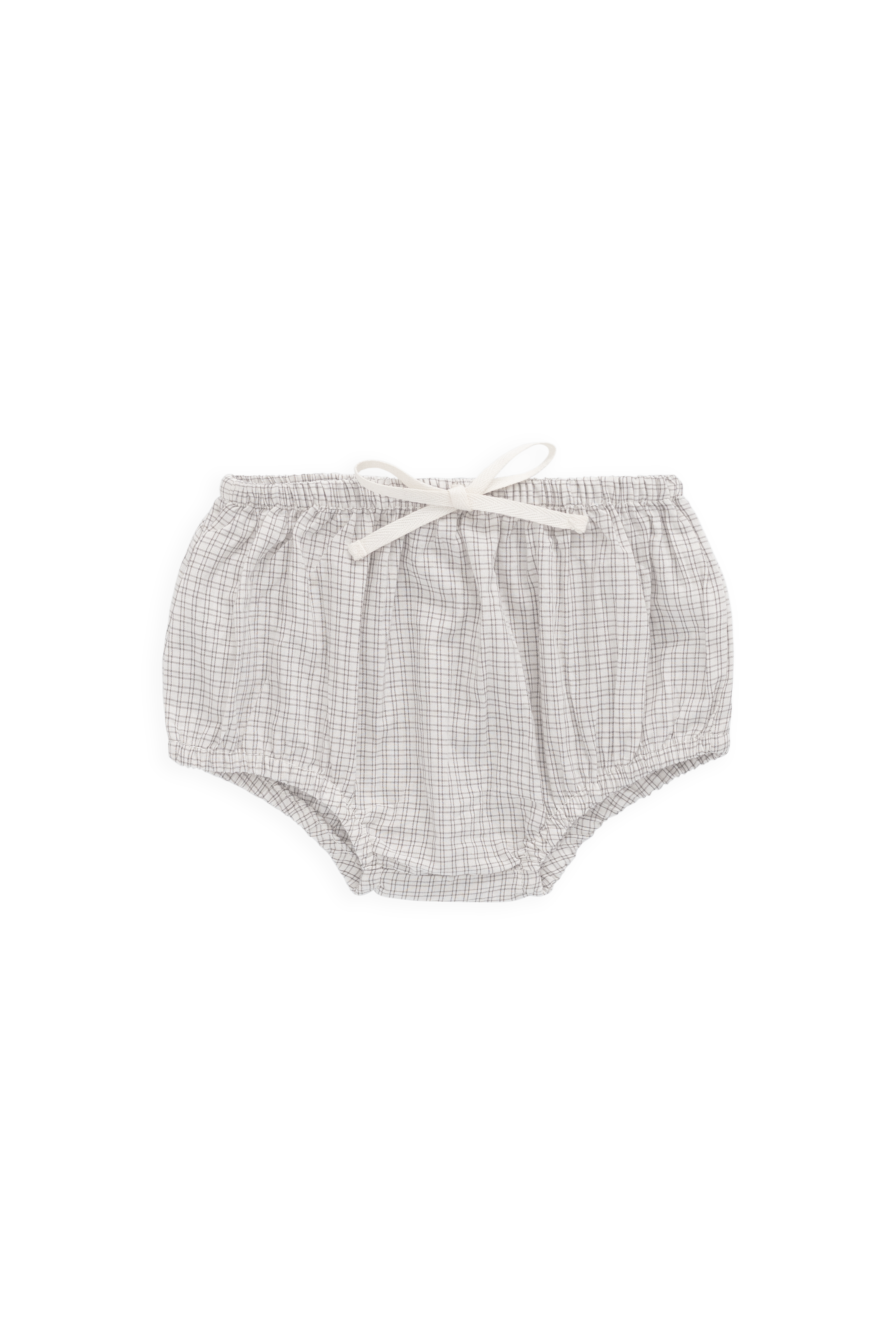 Bloomer en coton biologique à carreaux Nuage ludique, avec fermeture à bouton-pression, pour bébés garçons de 0 à 3 ans