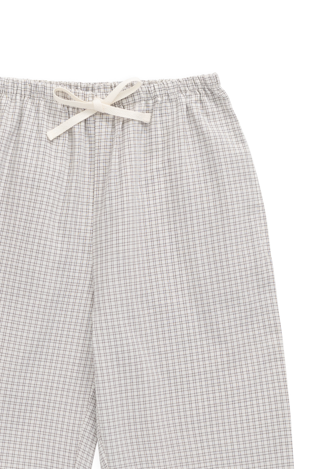 Pantalon à carreaux en coton biologique avec taille élastique pour bébés et enfants garçons de 6 mois à 8 ans
