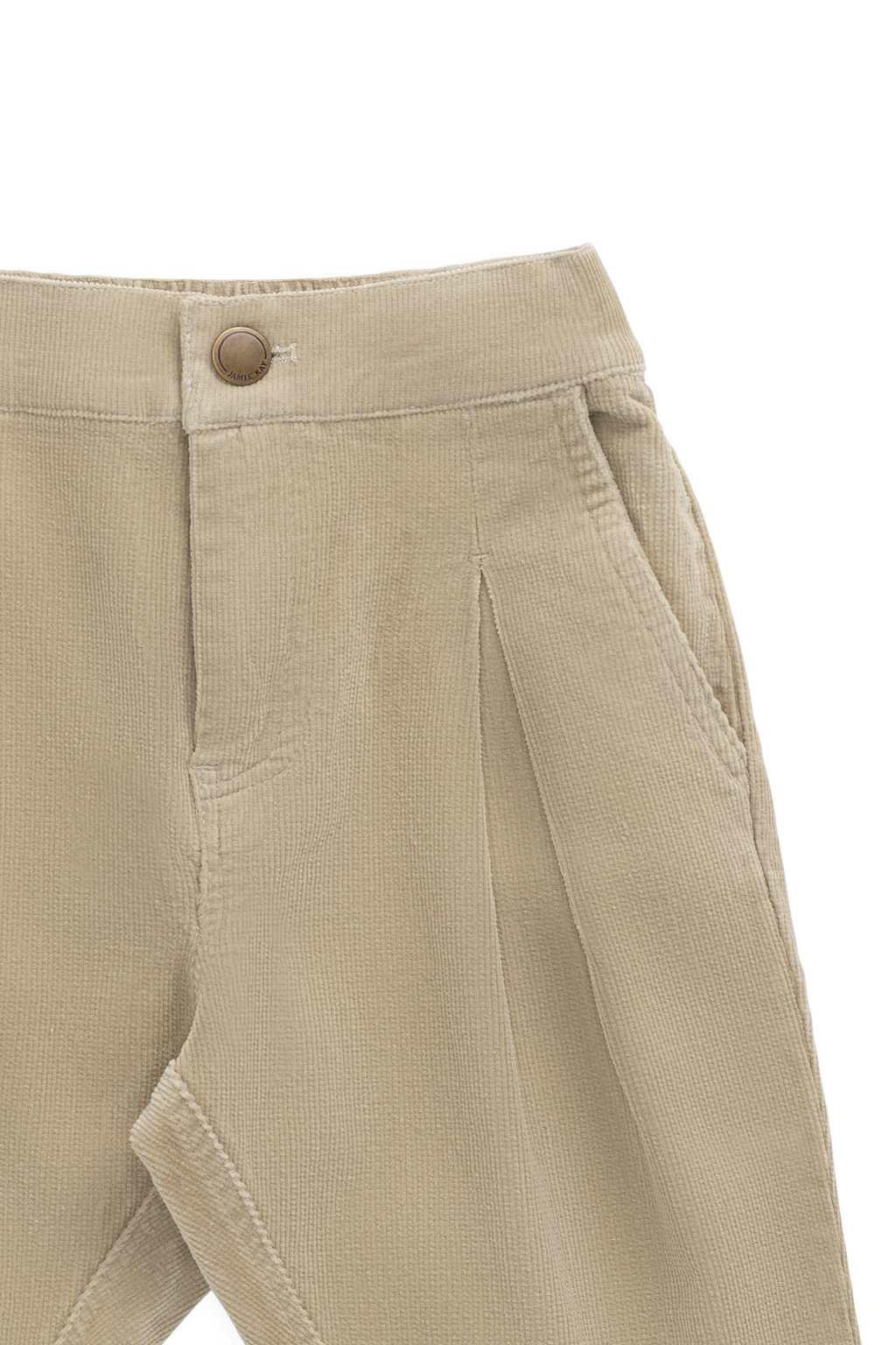Pantalon décontracté en coton uni extensible avec taille élastique pour bébés et enfants garçons 6M–8A