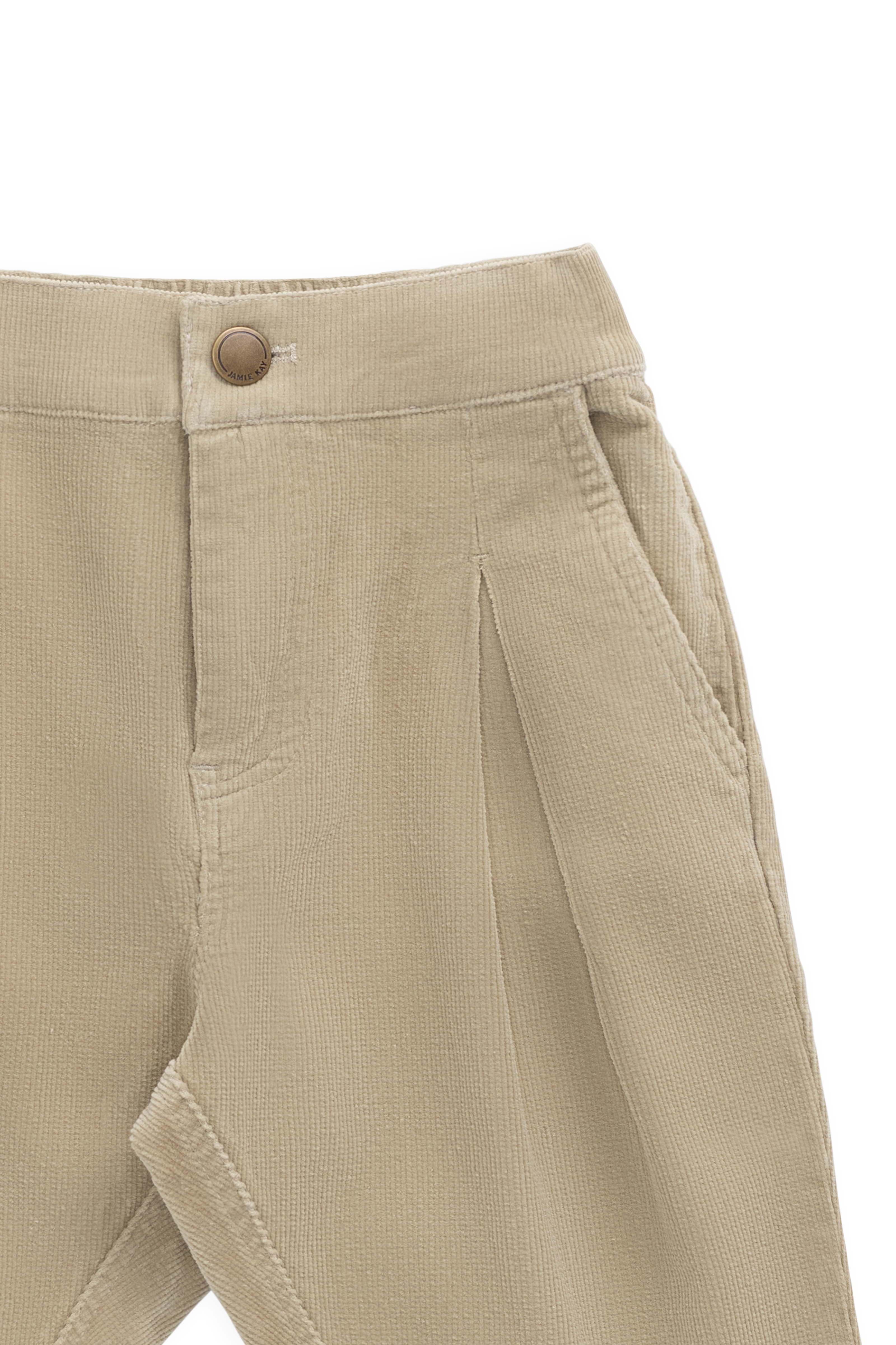 Pantalon décontracté en coton uni extensible avec taille élastique pour bébés et enfants garçons 6M–8A
