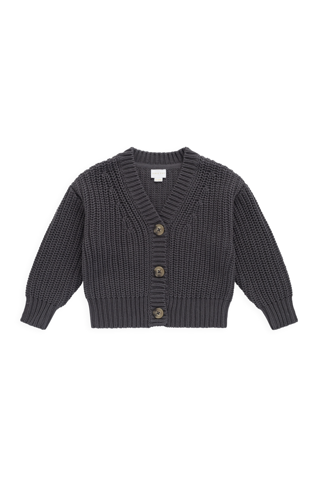 Gilet en maille de coton texturé « Stormy » décontracté avec capuche et poches pour bébés et petits garçons de 6 mois à 5 ans