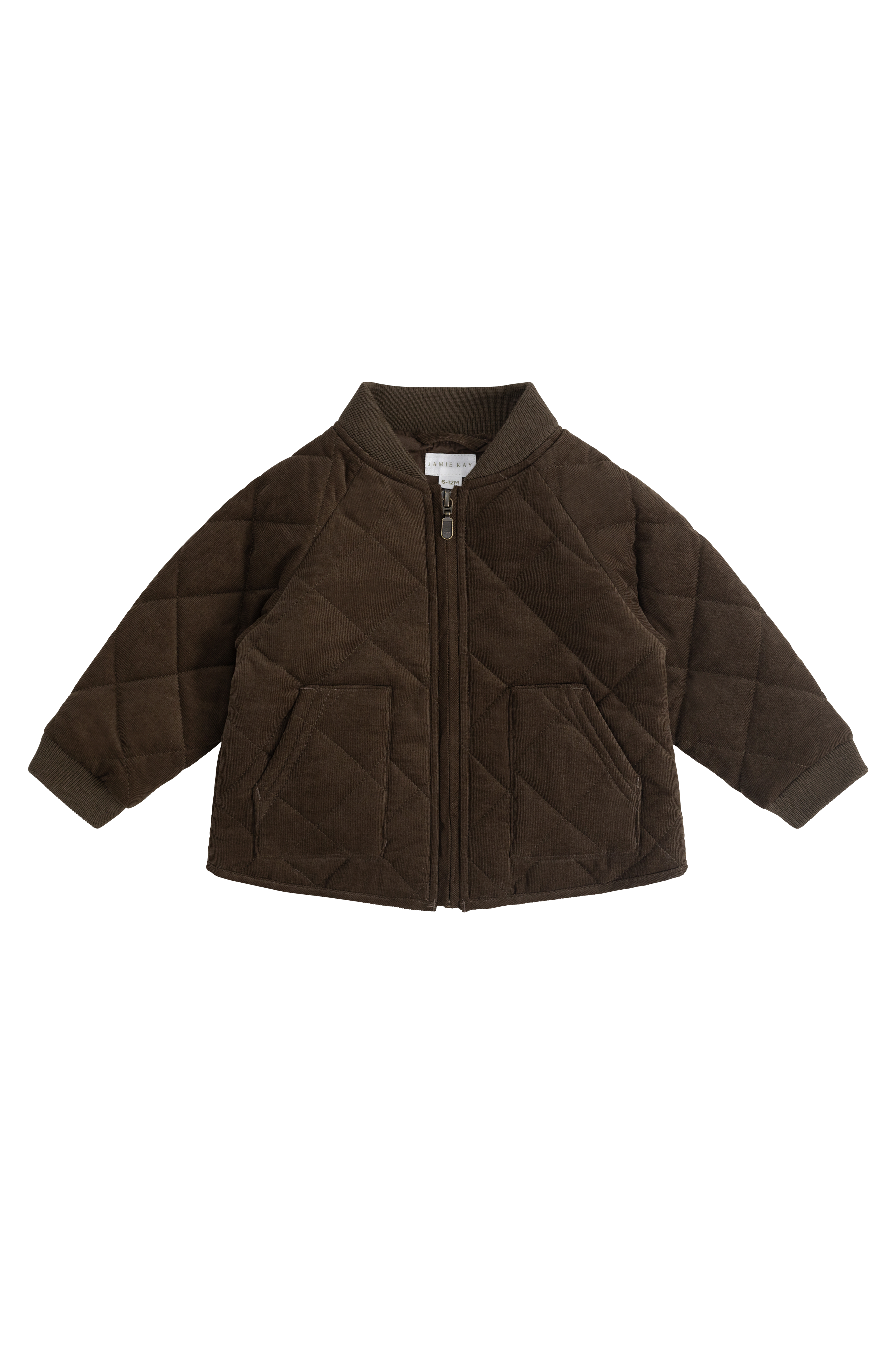 Veste en coton à appliqué ludique avec fermeture éclair pour bébés et petits garçons de 6 mois à 7 ans