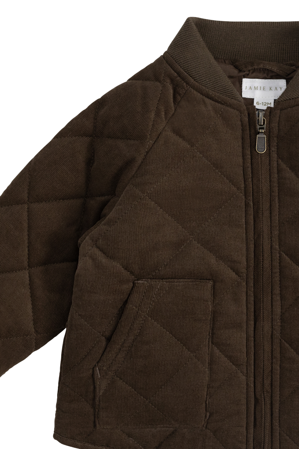 Veste en coton à appliqué ludique avec fermeture éclair pour bébés et petits garçons de 6 mois à 7 ans