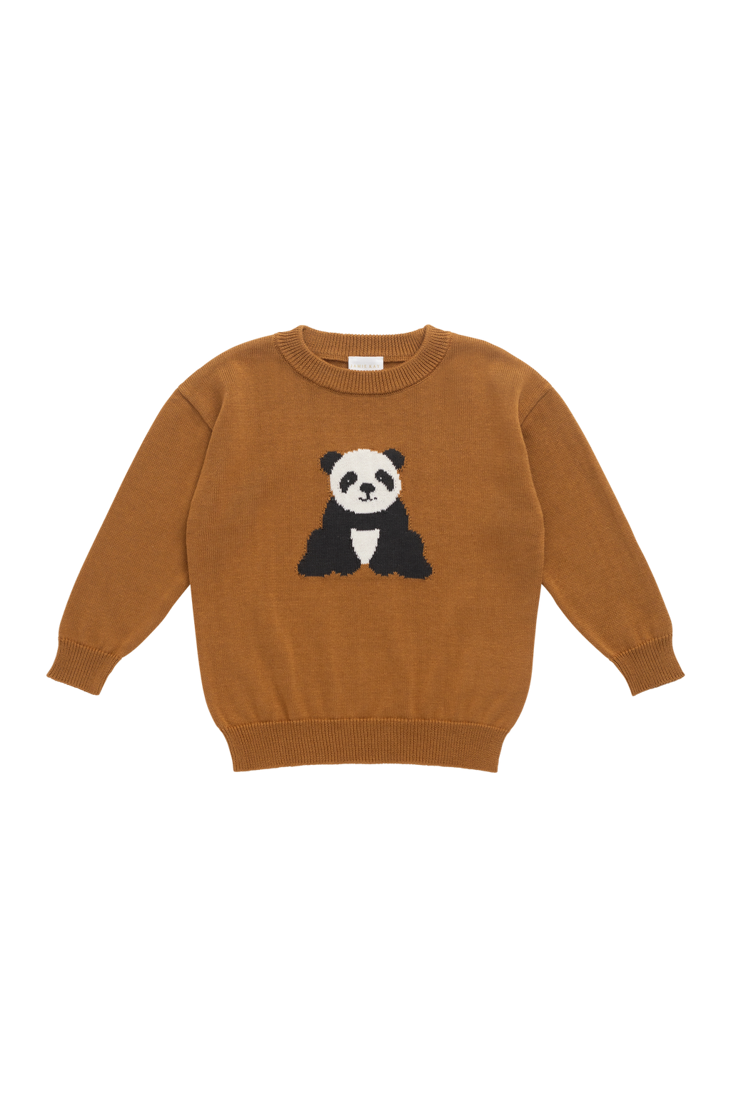 Pull en maille de coton à motif suédé douillet avec ourlet côtelé pour bébés et tout-petits garçons 6 mois-2 ans