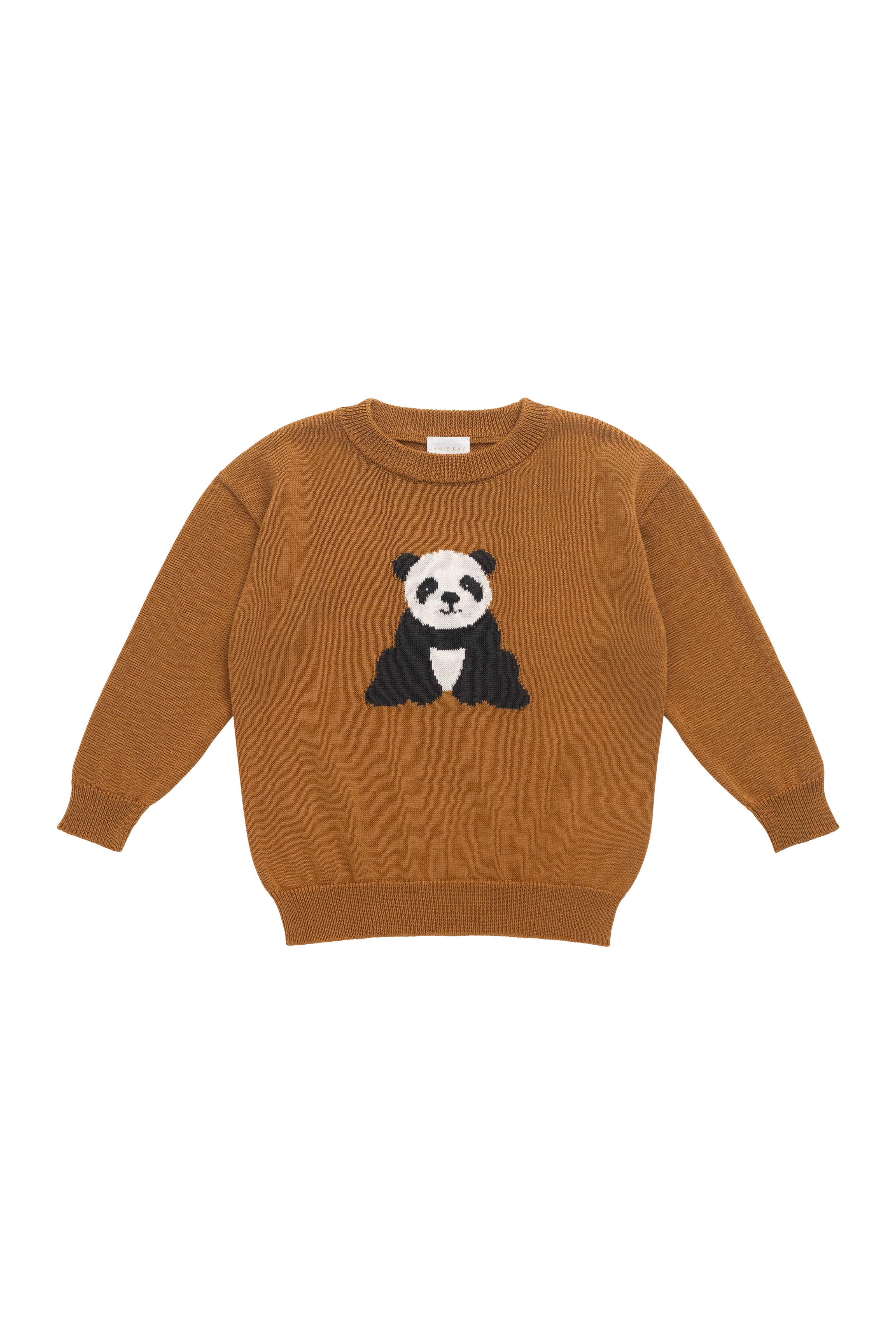 Pull en maille de coton à motif suédé douillet avec ourlet côtelé pour bébés et tout-petits garçons 6 mois-2 ans