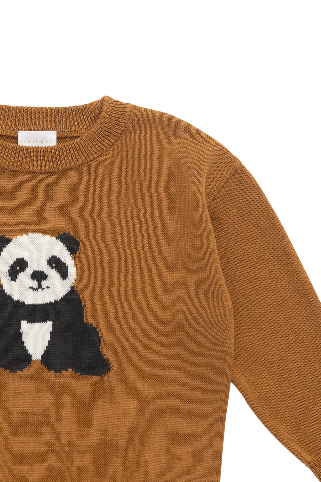 Pull en maille de coton à motif suédé douillet avec ourlet côtelé pour bébés et tout-petits garçons 6 mois-2 ans