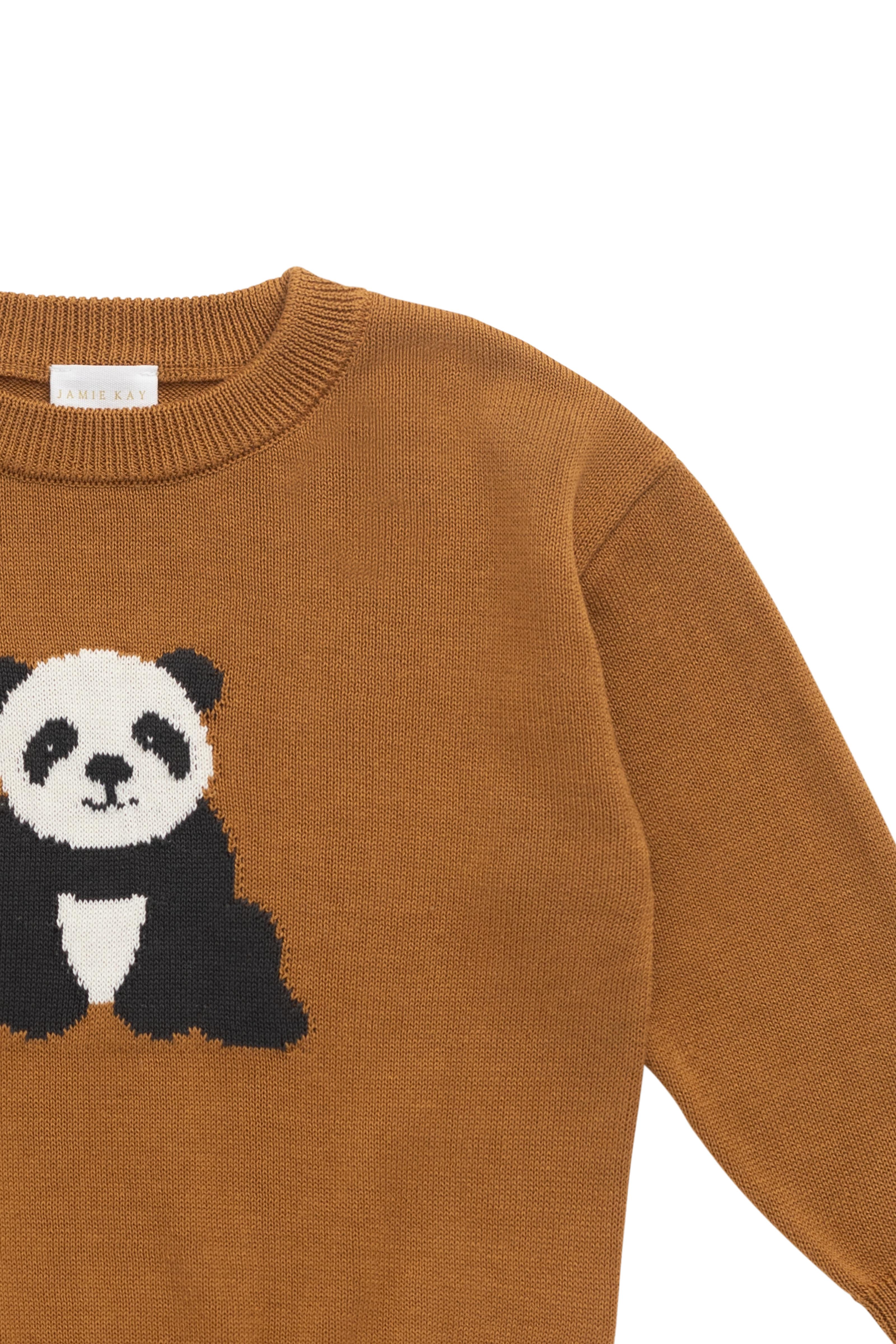 Pull en maille de coton à motif suédé douillet avec ourlet côtelé pour bébés et tout-petits garçons 6 mois-2 ans